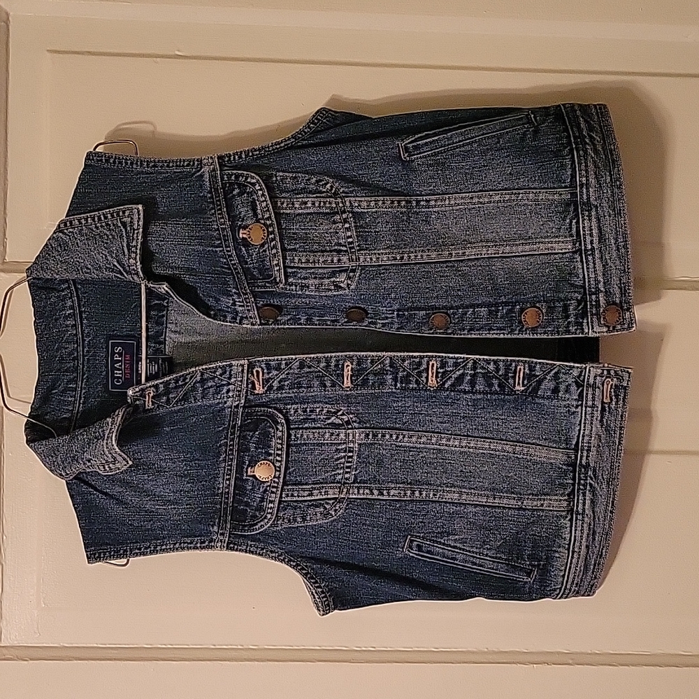 Sleeveless Jean vest